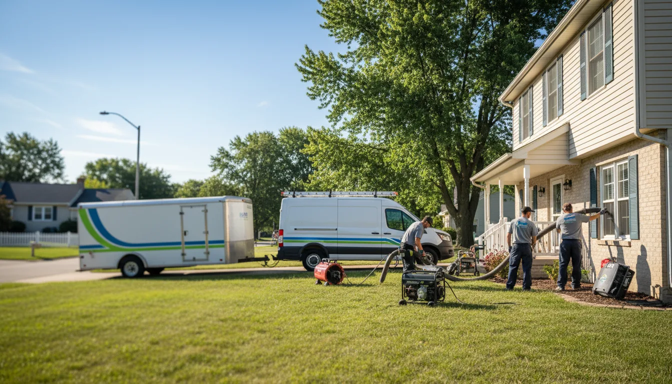 Flooded Basement Restoration And Cleanup With Repair in Steinauer, NE near me